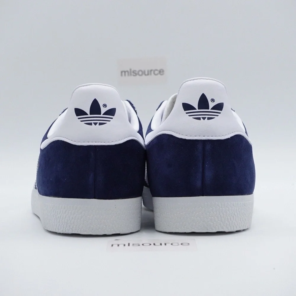 NEW adidas Originals Gazelle Sneakers BB5478 Collegiate Navy/White - Picture 6 of 8